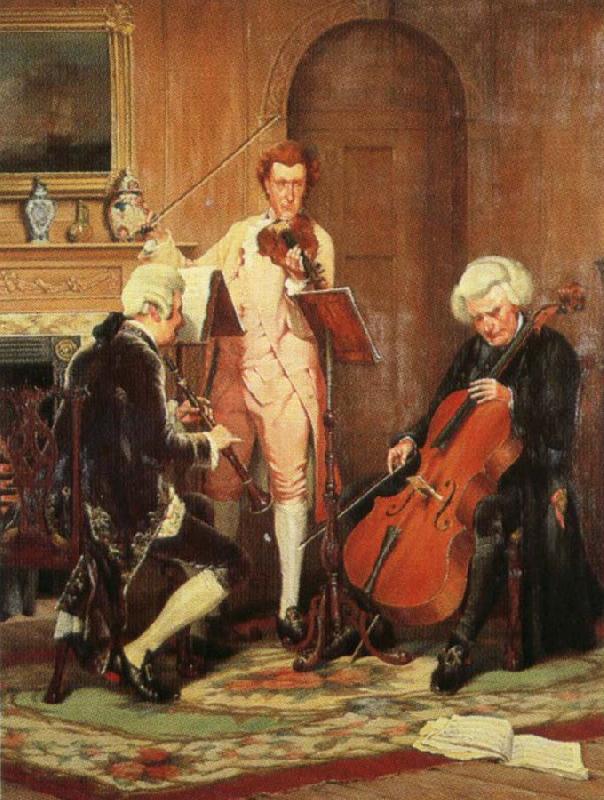 william wordsworth private music  making the lost chord by stephen lewin Sweden oil painting art